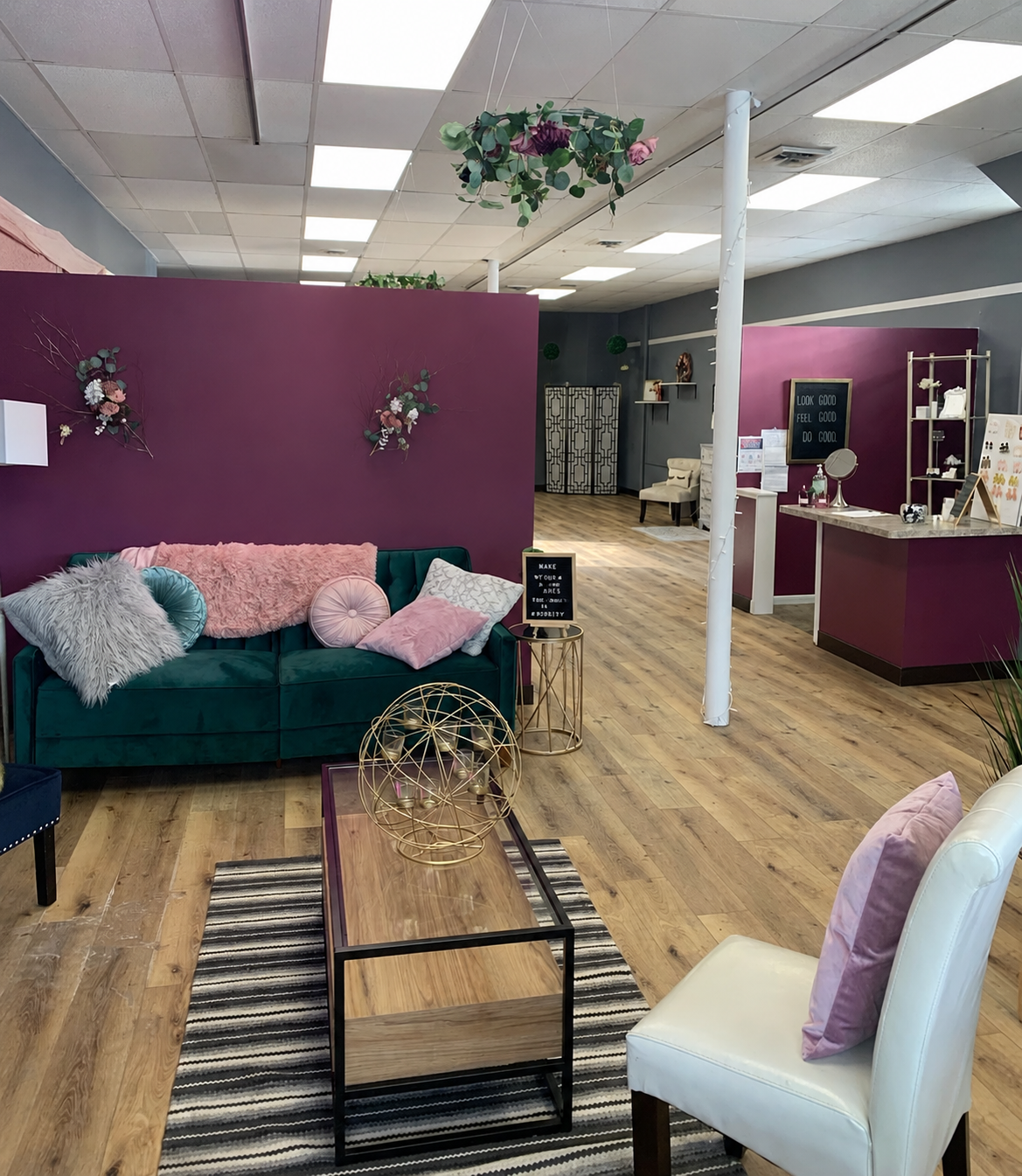 MJ's Brow Studio interior